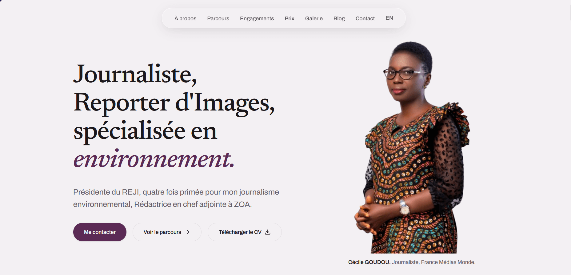 Portfolio journaliste