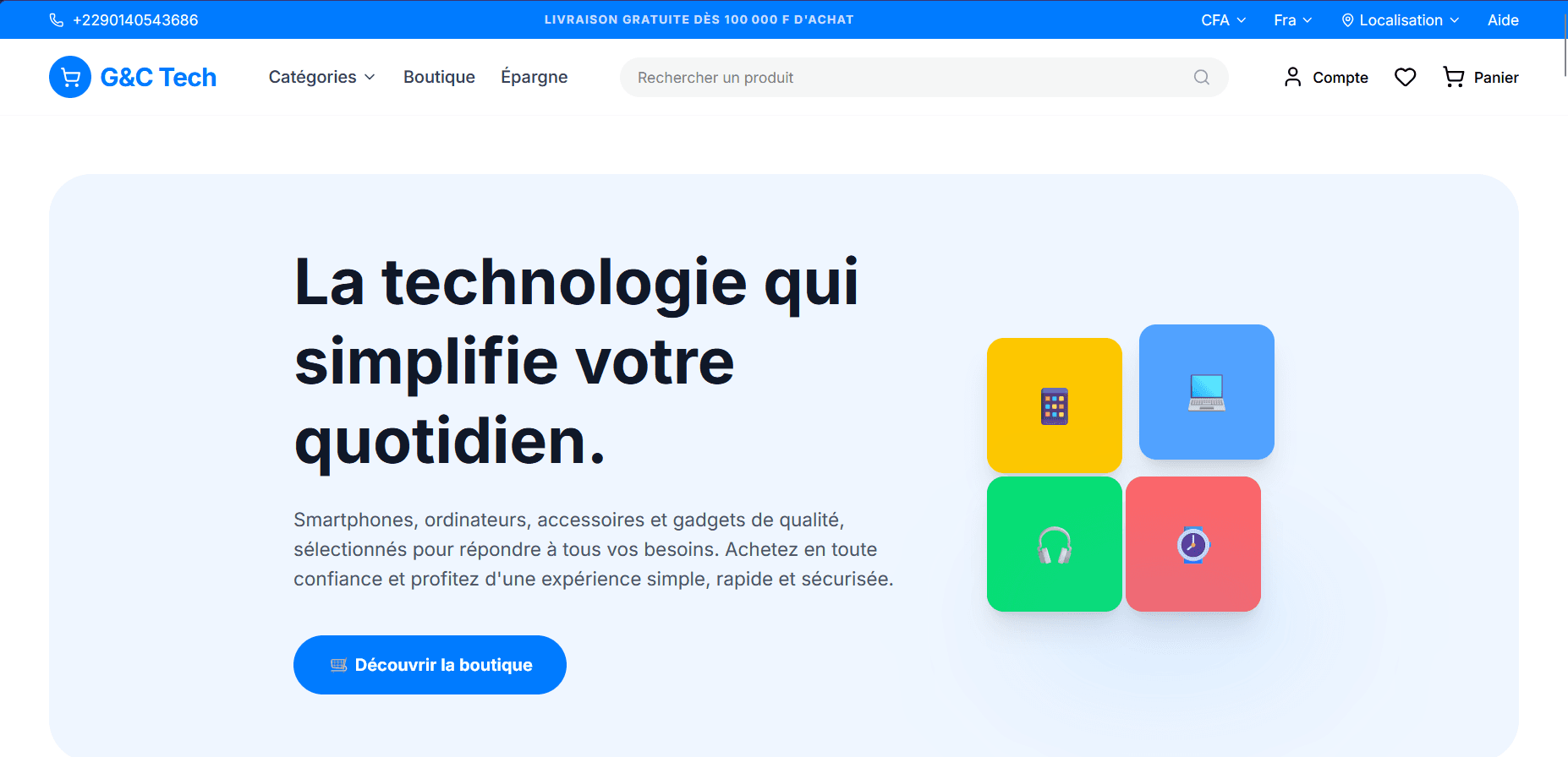 Plateforme de commerce électronique